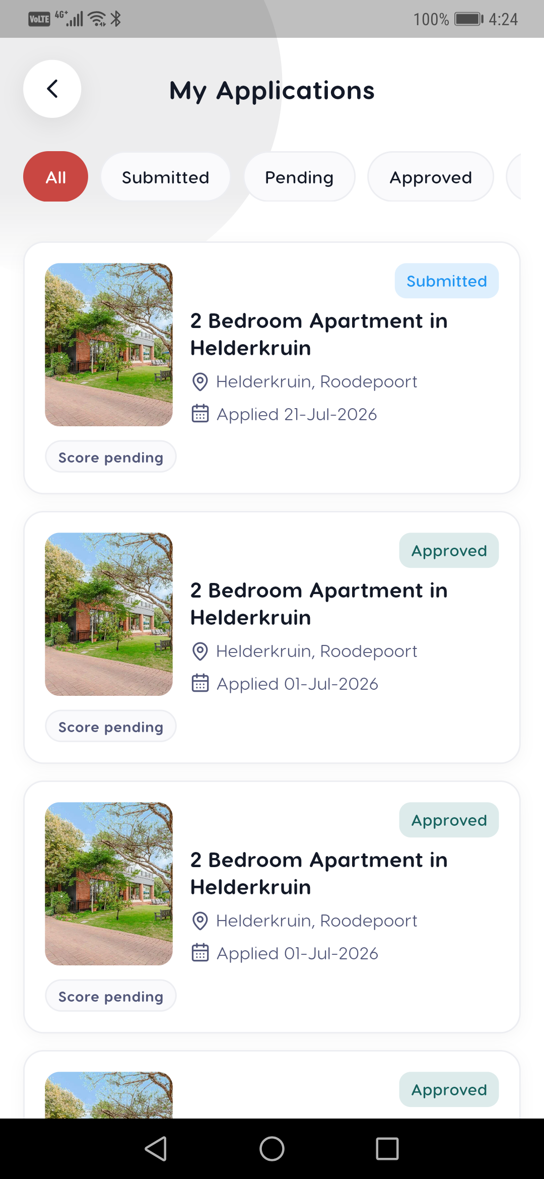 Apply review — Liivra app